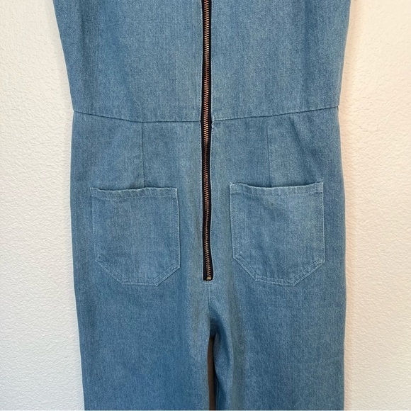 Denim Blue Jumpsuit - Picture 4 of 14
